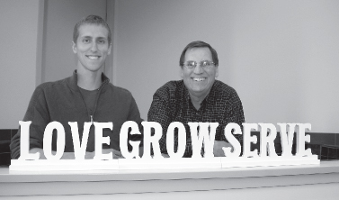 Love, grow, serve: Evangel Church is about people, say Senior Pastor Ken Lamden, and Youth and Young adult pastor Mark Lamden.