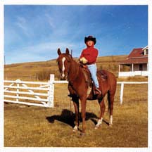 BACK AT THE RANCH: In 1964, Rosemarie was working a ranch and a job at the Calgary hospital.