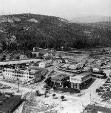 Powell River aerial view